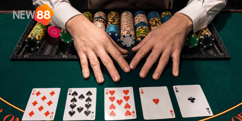 Bài Poker - Siêu Phẩm Casino Đỉnh Cao Tại New88 3 Preflop là vòng chơi đầu tiên trong siêu phẩm NEW88