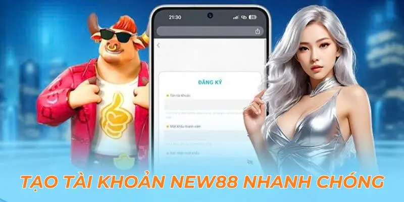 Đăng Ký NEW88 1 Tạo tài khoản New88 giờ đây rất nhanh chóng