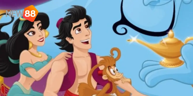 Thiết kế của trò chơi nổ hũ thần đèn cực kỳ hấp dẫn, bắt mắt