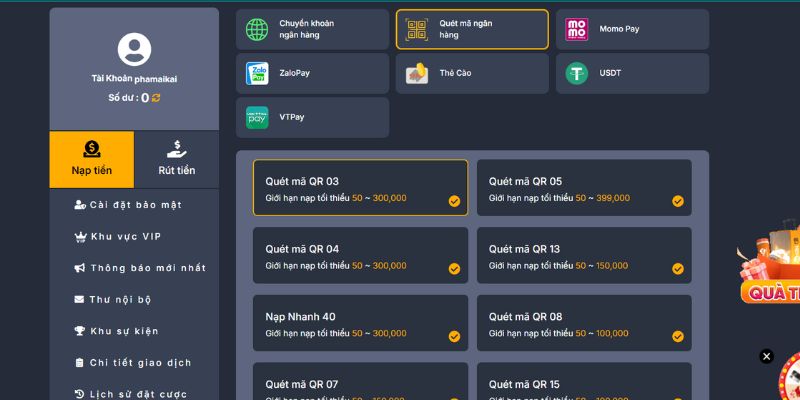 Các bước thực hiện nạp tiền New88 dễ dàng Các bước thực hiện nạp tiền New88 dễ dàng