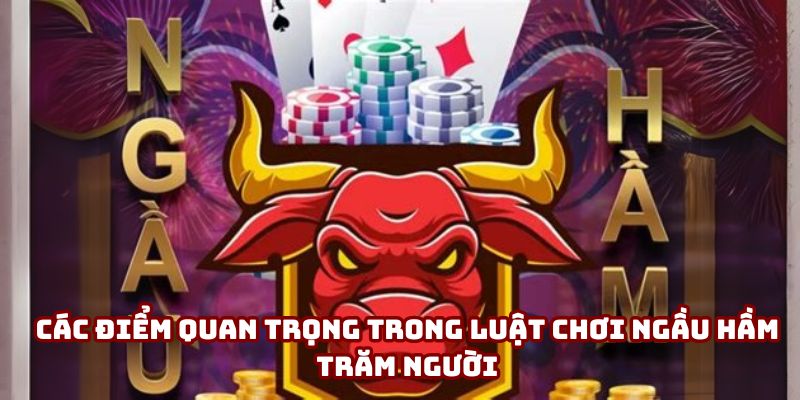 Các điểm quan trọng trong luật chơi Ngầu Hầm Trăm Người Các điểm quan trọng trong luật chơi Ngầu Hầm Trăm Người